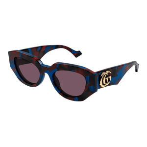 Gucci Gg 1421s 003 Gafas De Sol Havana Azul   Rojo