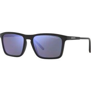 Arnette-4283 01/22 Matte Black(polar Dk Grey Mirror Water 56*18 Gafas De Sol Negro