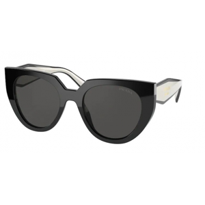 Prada-14ws/s 09q5s0 Black/talc(dark Grey 52*20 Gafas De Sol Negro