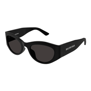 Balenciaga-Bb0330sk/s 001 Black (grey 54*22 Gafas De Sol Negro