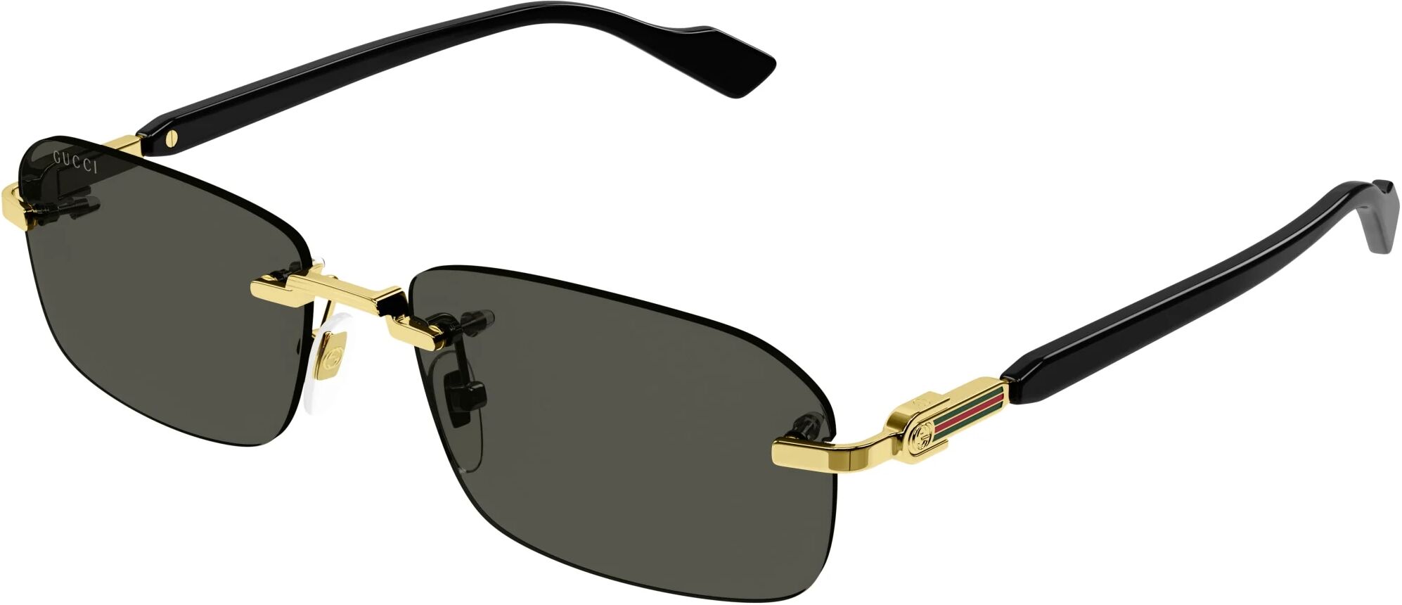 Gucci-1221s/s 001 Gold/black(grey 56*16 Gafas De Sol Negro