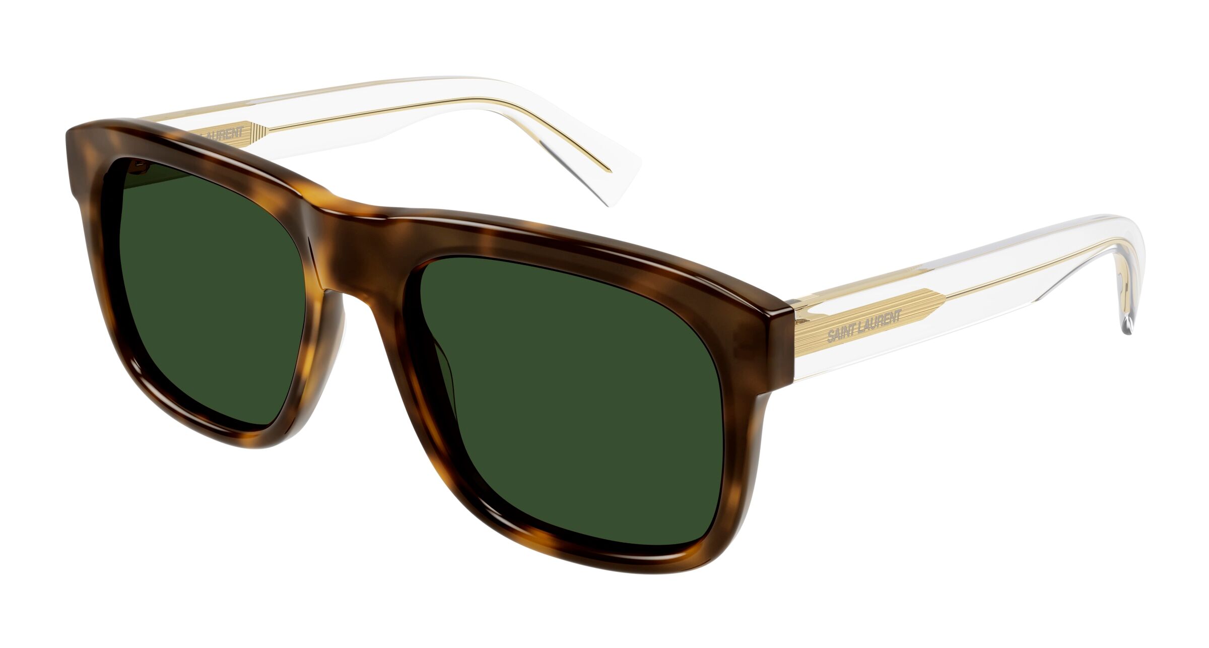 Saint laurent Saint-Laurent-Sl558/s 002 Havana/crystal(green 57*19 Gafas De Sol Havana