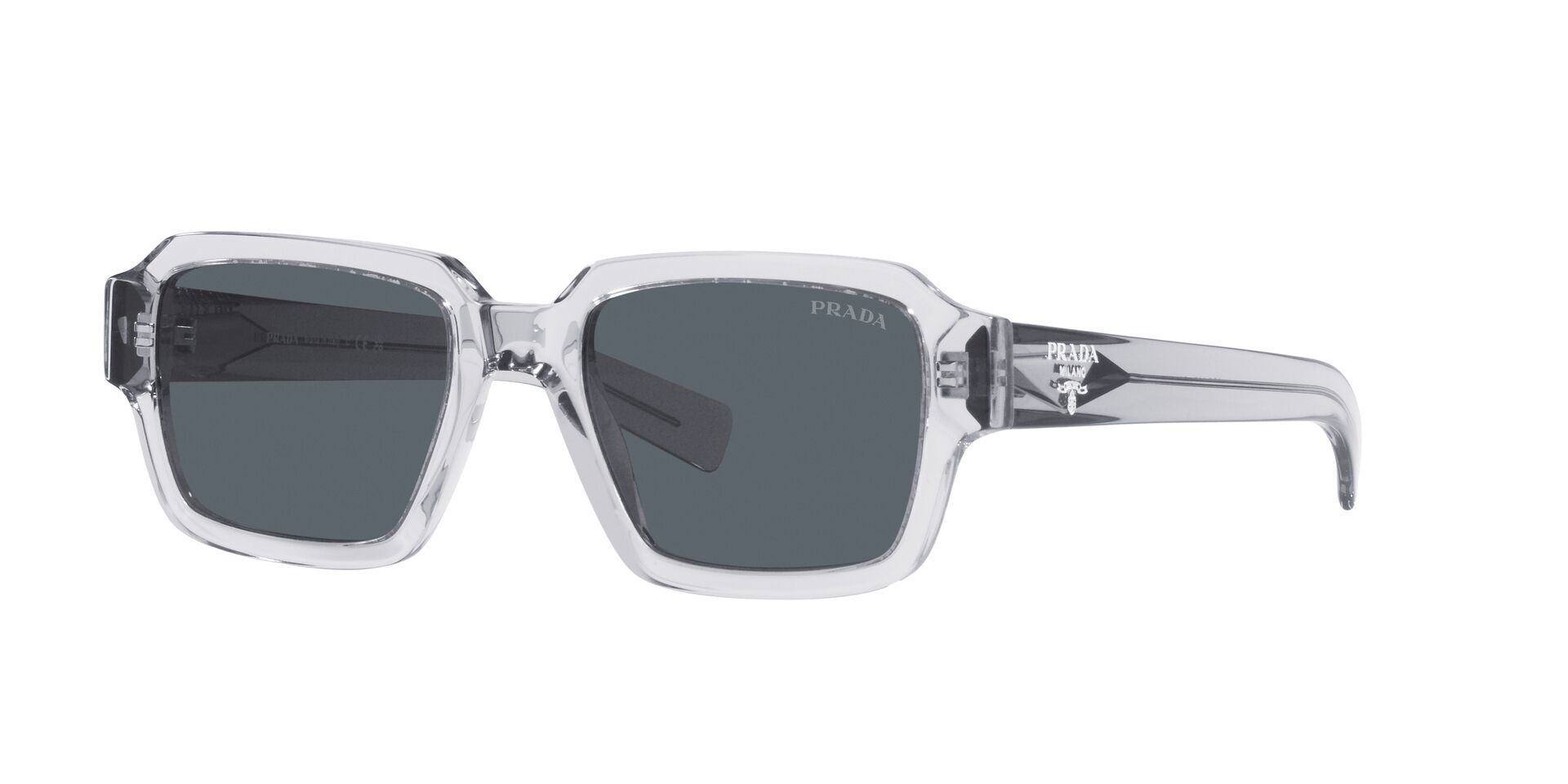 Prada-02zs/s U430a9 Transparent Grey(blue 52*20 Gafas De Sol Transparente