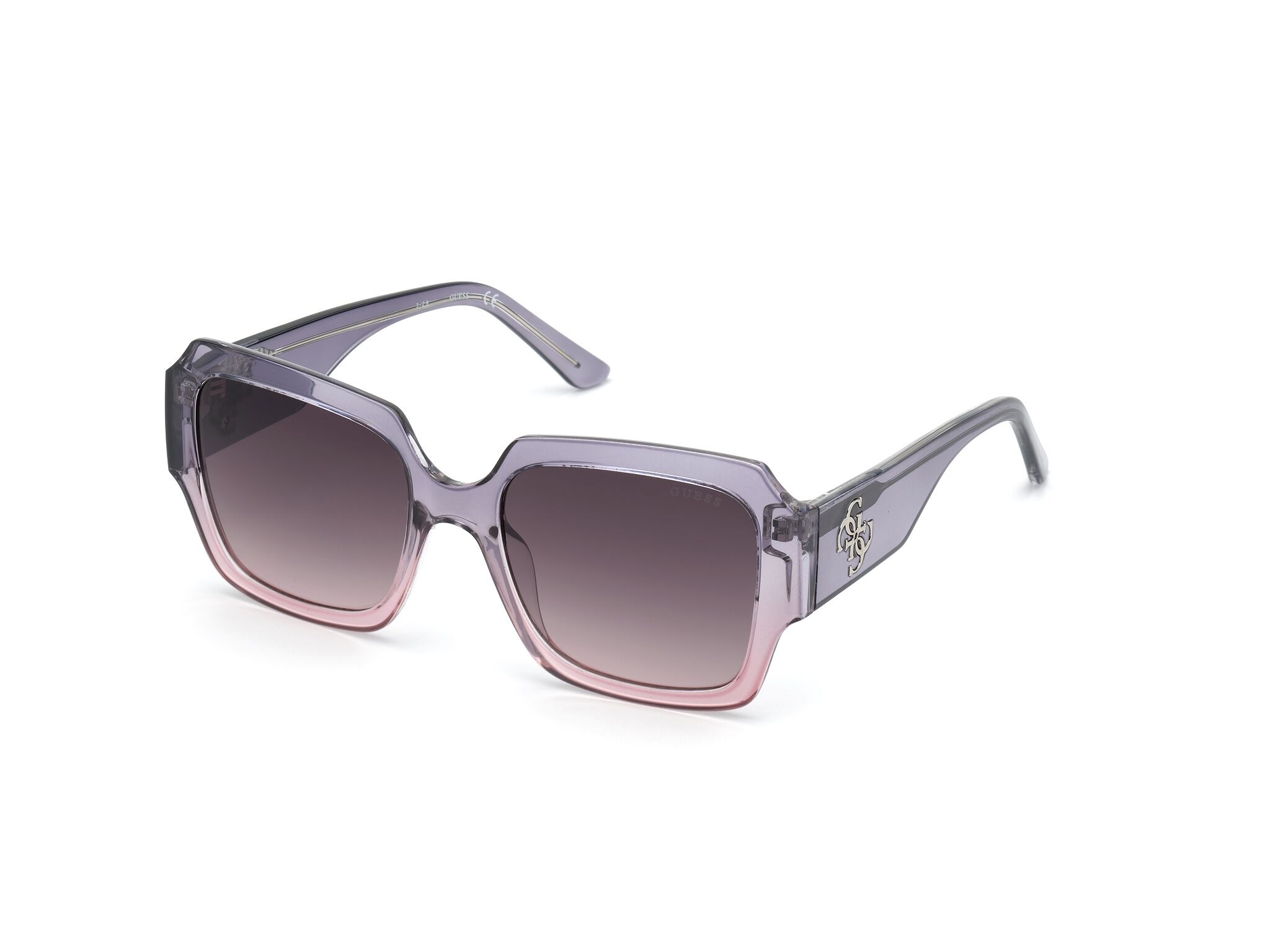 Guess Gu 7681 20b Gafas De Sol Rosa-Transparente-Violeta