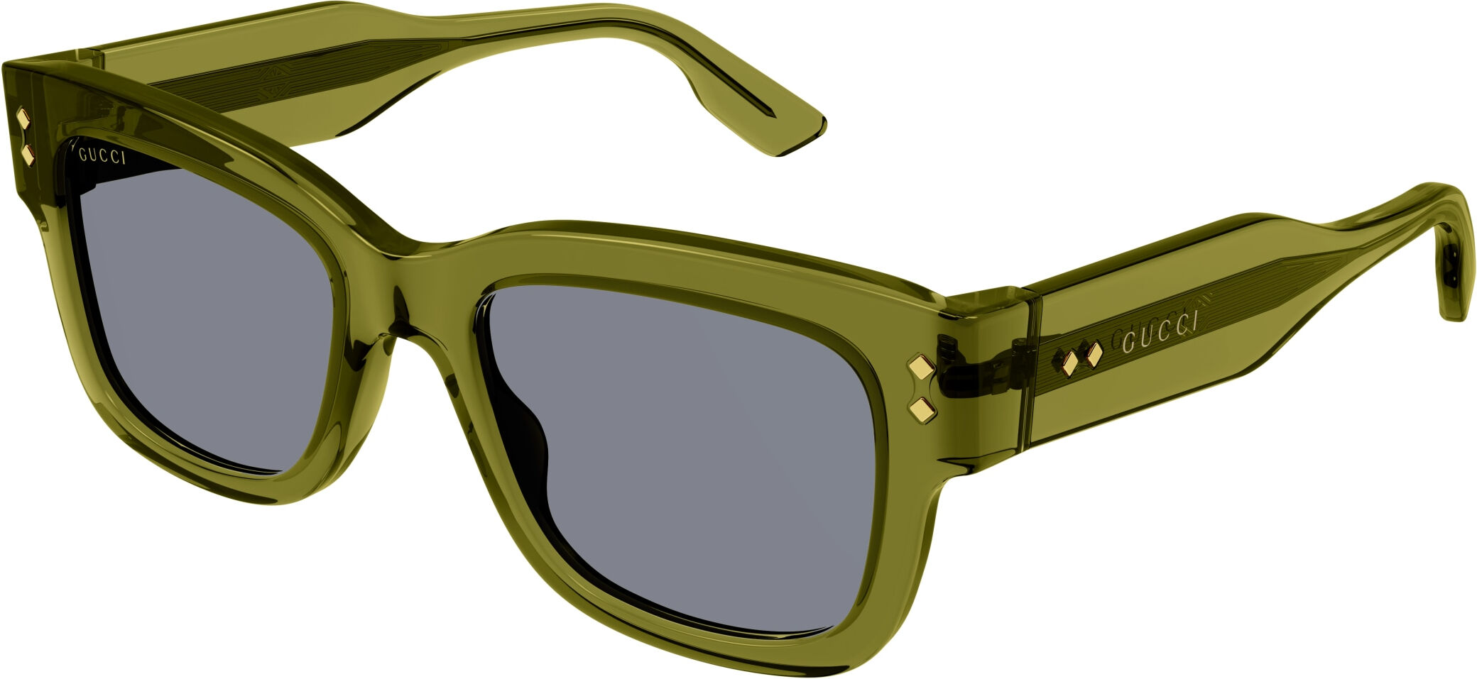 Gucci-1217s/s 004 Green(grey 53*20 Gafas De Sol Verde