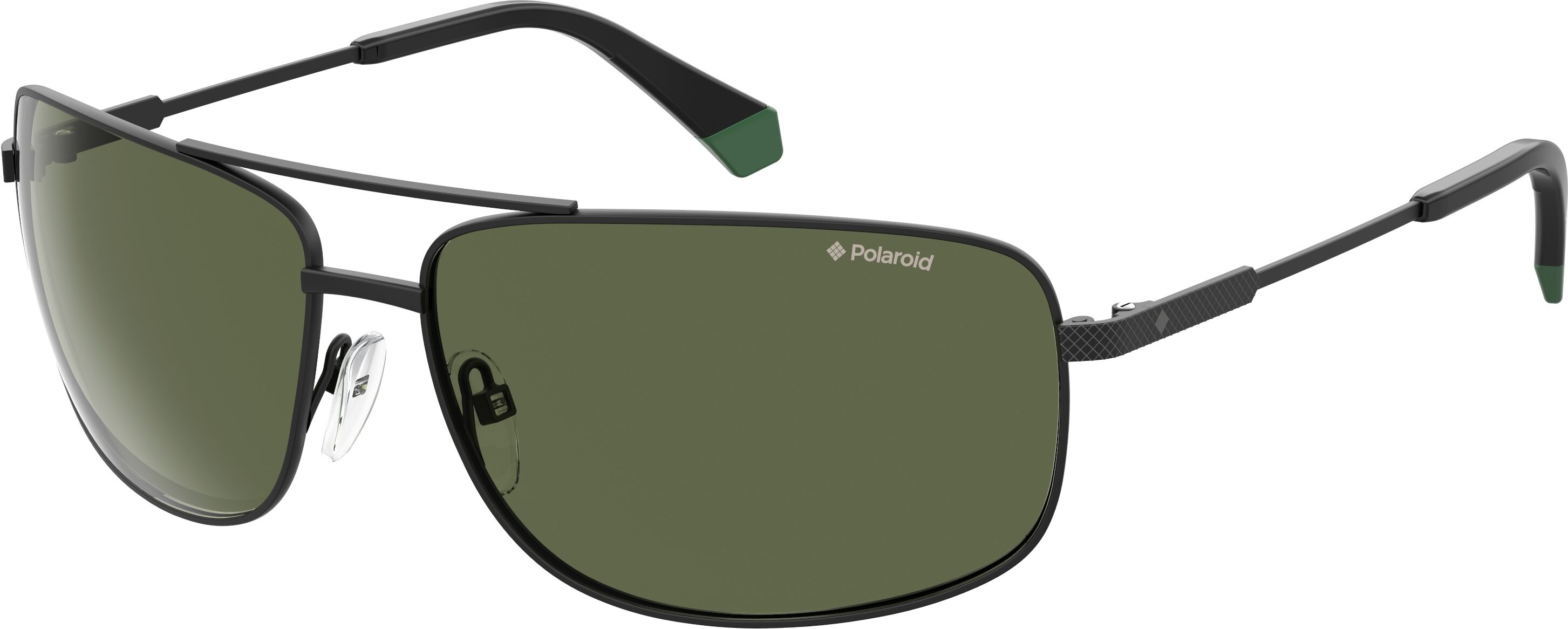 Polaroid-2101/s 003*uc Mtt Black(green Pz *pol 63*14 Gafas De Sol Negro