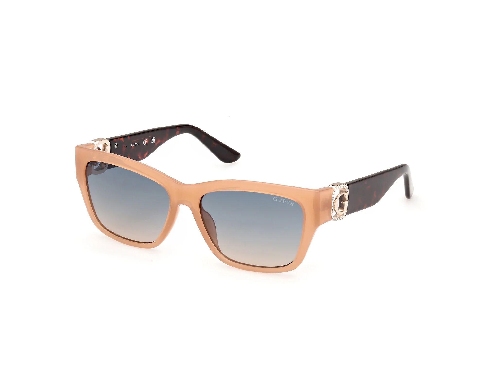 Guess Gu 00105 57p Gafas De Sol Beige   Havana