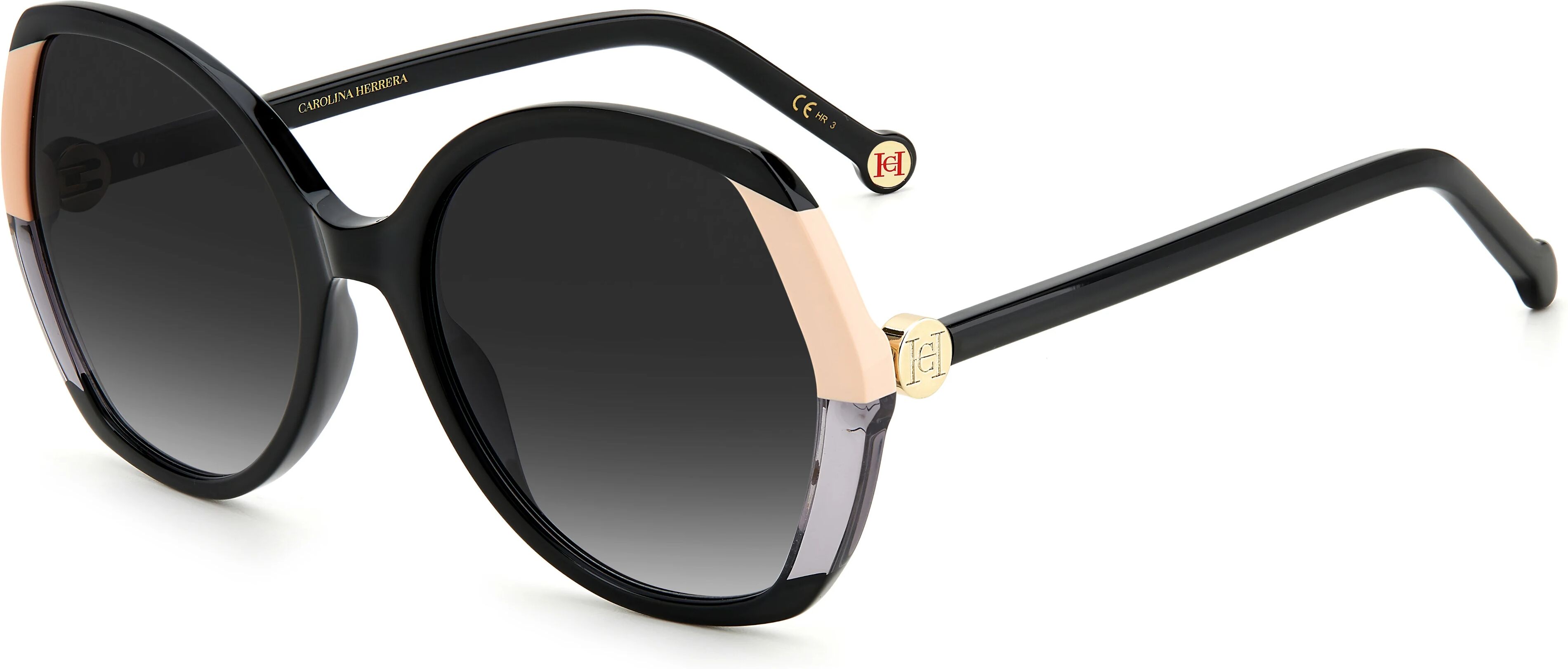 Carolina herrera Carolina-0051/s Kdx*9o Black Nude(dark Grey Shaded 58*20 Gafas De Sol Negro