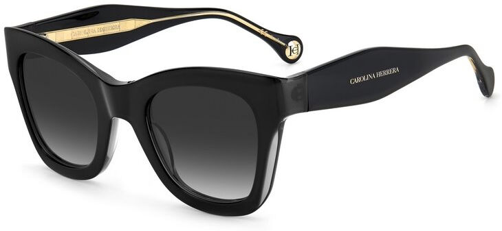 Carolina herrera Carolina-0015/s 08a*9o Black Grey 50*24 Gafas De Sol Negro