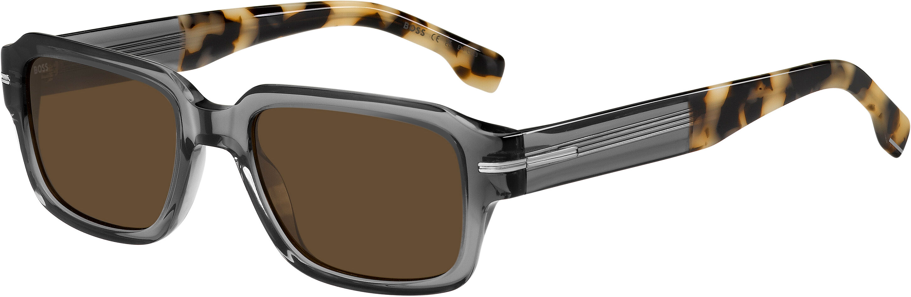 Boss 1596 Aci Gafas De Sol Gris   Havana