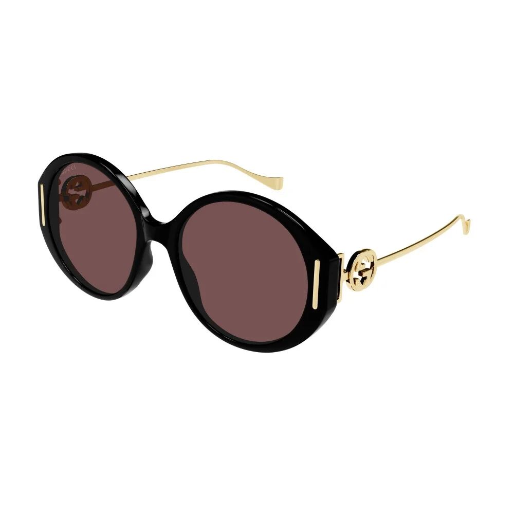 Gucci-1202sk/s 001 Brown/gold 58*18 Gafas De Sol Negro