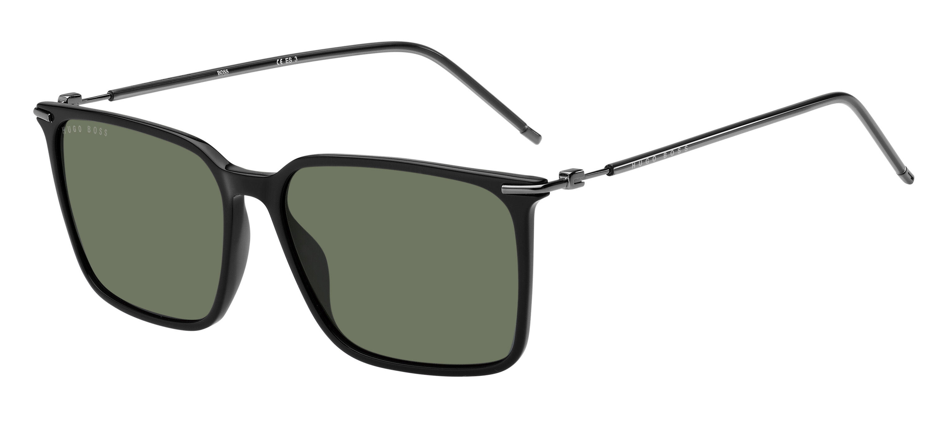 Boss 1371/s 807*qt Black(green 57*15 Gafas De Sol Negro