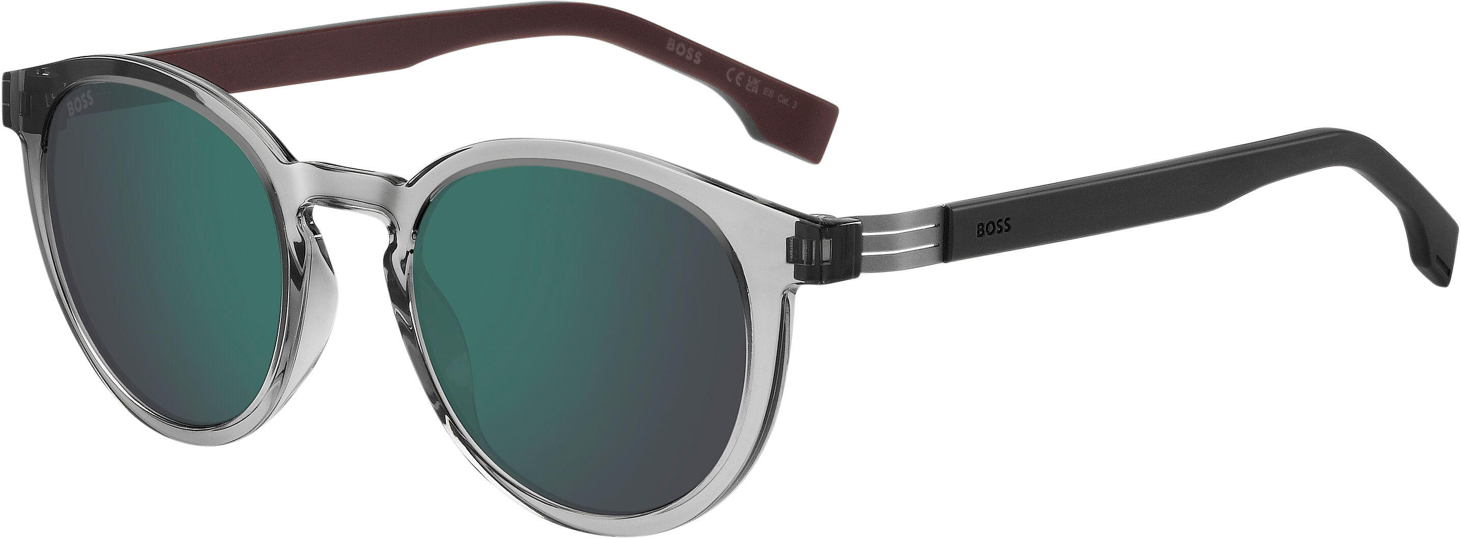 Boss 1575 7qy Gafas De Sol Gris   Granate