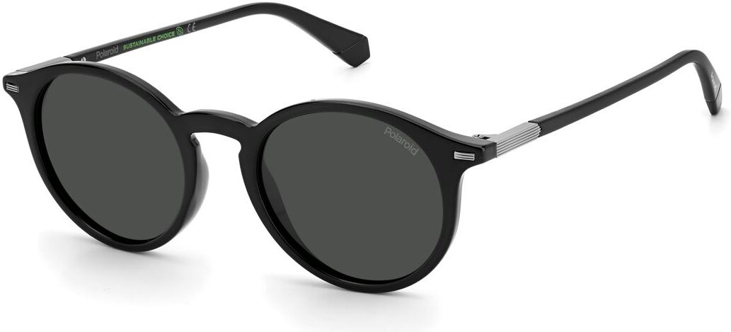 Polaroid-2116/s 807*m9 Black(grey Polarized 49*20 Gafas De Sol Negro