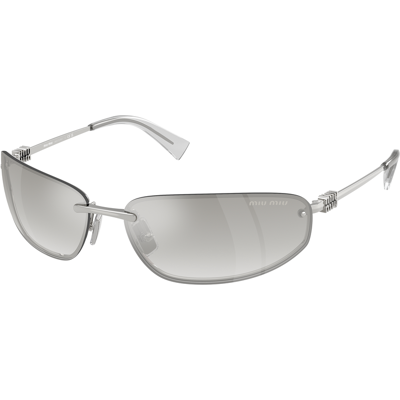 Miu Miu Mu A50s 1bc-8h1 Plata Miu Miu Mu A50s 1bc-8h1 Plata