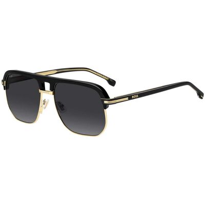 Gafas De Sol Boss Boss 1752 S 2m2 Negro Dorado Gafas De Sol Boss Boss 1752 S 2m2 Negro Dorado