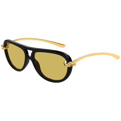 Gafas De Sol Bottega Veneta Bv 1418s 001 Negro Dorado Gafas De Sol Bottega Veneta Bv 1418s 001 Negro Dorado