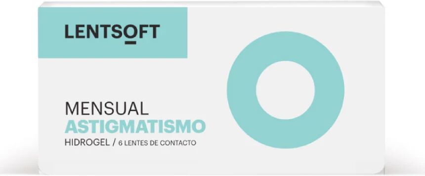 Lentsoft Mensual Hidrogel Astigmatismo 6 Unidades Lentillas