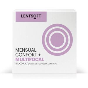 Lentsoft Mensual Confort+ Silicona Multifocal 6 Unidades