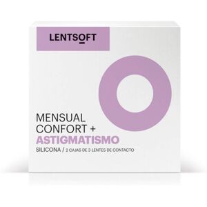 Lentsoft Mensual Confort+ Silicona Astigmatismo 6 Unidades