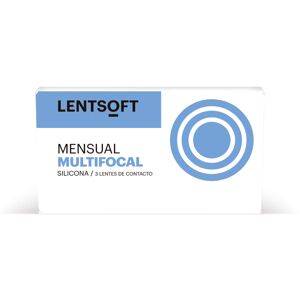 Lentsoft Mensual Silicona Multifocal 6 Unidades Lentillas