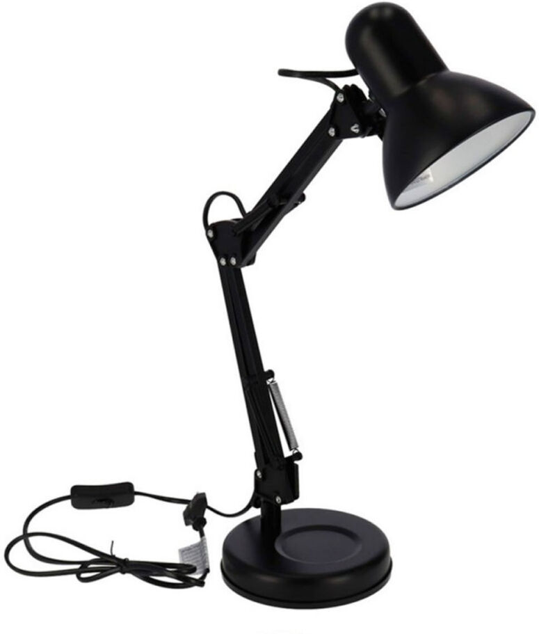 RegalosMiguel Flexo Edison E27 40W - Negro