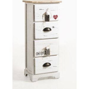 RegalosMiguel Mueble Age Blanco 4 Cajones