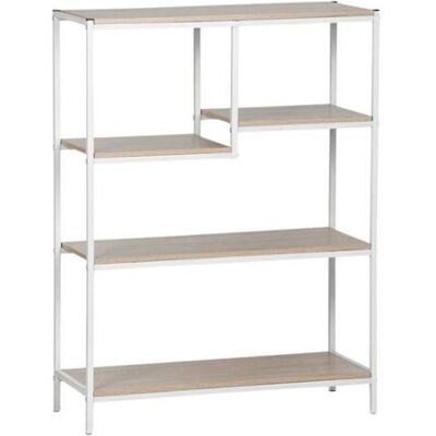 RegalosMiguel Estantería Divo Multiusos Madera-Metal - Blanco RegalosMiguel Estantería Divo Multiusos Madera-Metal - Blanco