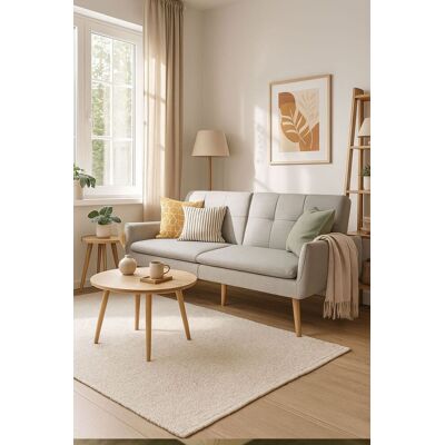 RegalosMiguel Sofá Cama Napal Tela - Gris claro RegalosMiguel Sofá Cama Napal Tela - Gris claro