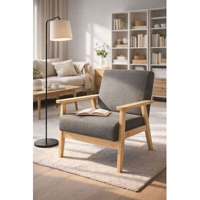 RegalosMiguel Sillón Domo Tela - Gris oscuro RegalosMiguel Sillón Domo Tela - Gris oscuro