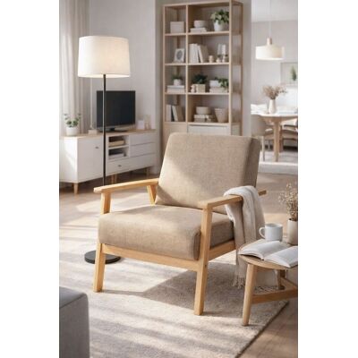 RegalosMiguel Sillón Domo Tela - Champán RegalosMiguel Sillón Domo Tela - Champán