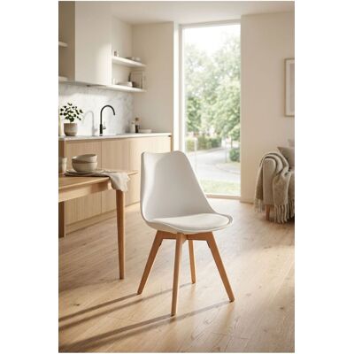Silla Synk Basic Blanca de REGALOS MIGUEL - Estilo Nórdico Silla Synk Basic Blanca de REGALOS MIGUEL - Estilo Nórdico