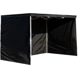 RegalosMiguel Pack 3 Laterales Lisos para Carpas 3x2 Eco - Negro