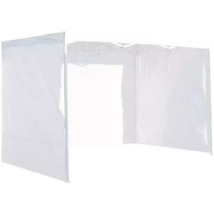 RegalosMiguel Pack 3 Laterales Lisos para Carpas 3x3 Eco - Blanco