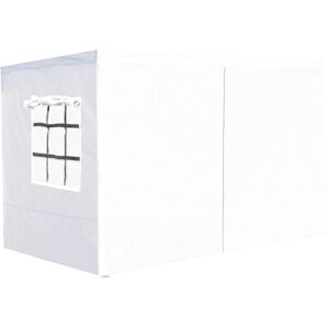 RegalosMiguel Pack 4 Laterales para Carpas 3x3 Eco 2L1V1P - Blanco