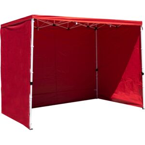 RegalosMiguel Pack 3 Laterales Lisos para Carpas 3x2 Master - Rojo