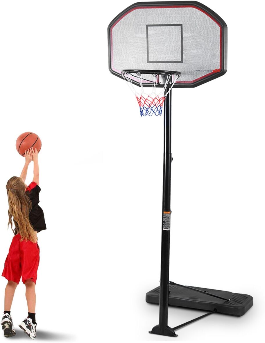 Costway Canasta de Baloncesto con Soporte Ajustable en Altura Ruedas Móviles