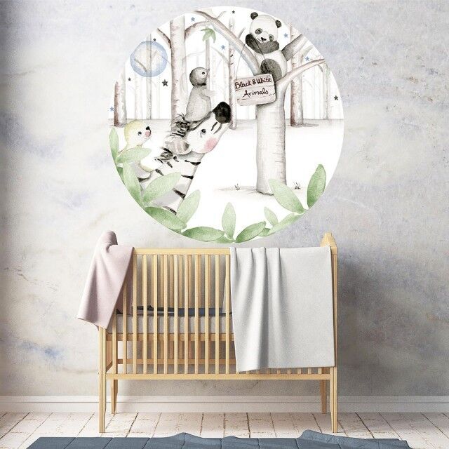 imda Vinilo infantil  "Animals Black & White" (Vinilos: Diámetro de 150cm) imda Vinilo infantil  "Animals Black & White" (Vinilos: Diámetro de 150cm)