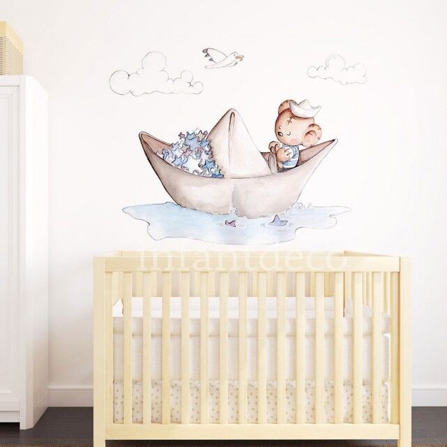 Vinilo infantil 'Barquito de papel' Vinilo infantil 'Barquito de papel'