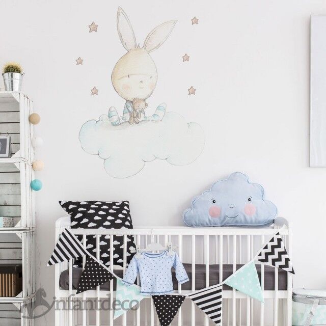 Vinilo infantil 'Conejito en nube' Vinilo infantil 'Conejito en nube'