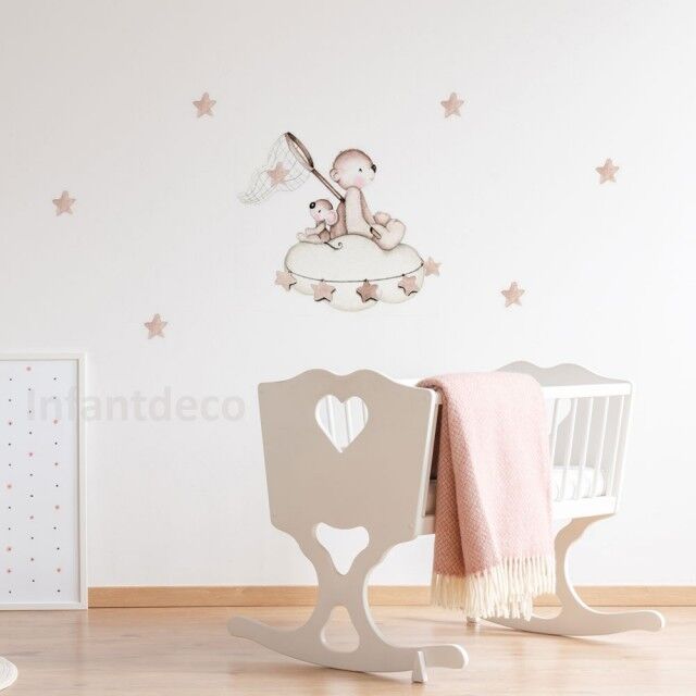 imda Vinilo infantil "En busca de estrellas marrón" (Vinilos: Talla S) imda Vinilo infantil "En busca de estrellas marrón" (Vinilos: Talla S)