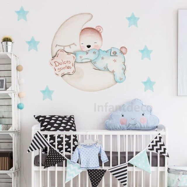 imda Vinilo infantil "Osito dulces sueños" (Vinilos: Talla L) imda Vinilo infantil "Osito dulces sueños" (Vinilos: Talla L)