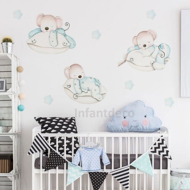 imda Vinilo infantil "Ratones sobre almohadas" (Vinilos: Talla S) imda Vinilo infantil "Ratones sobre almohadas" (Vinilos: Talla S)