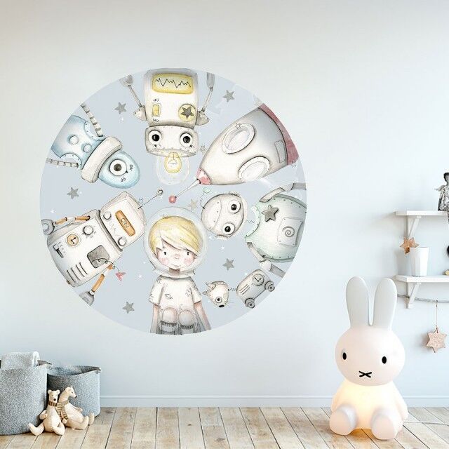 imda Vinilo infantil "Robots II" (Vinilos: Diámetro de 150cm) imda Vinilo infantil "Robots II" (Vinilos: Diámetro de 150cm)