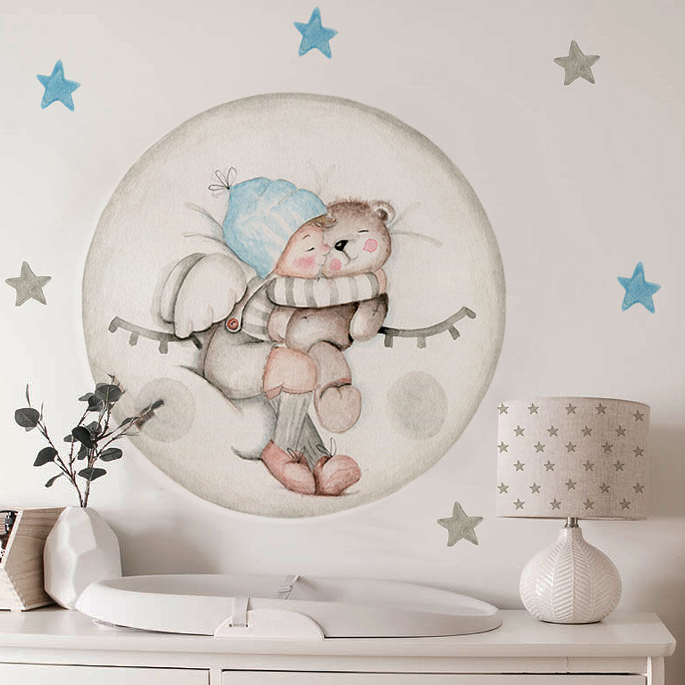 imda Vinilo infantil "Dreams Luna azul" (Vinilos: Talla S) imda Vinilo infantil "Dreams Luna azul" (Vinilos: Talla S)