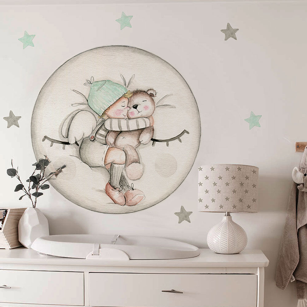 imda Vinilo infantil "Dreams Luna mint" (Vinilos: Talla S) imda Vinilo infantil "Dreams Luna mint" (Vinilos: Talla S)