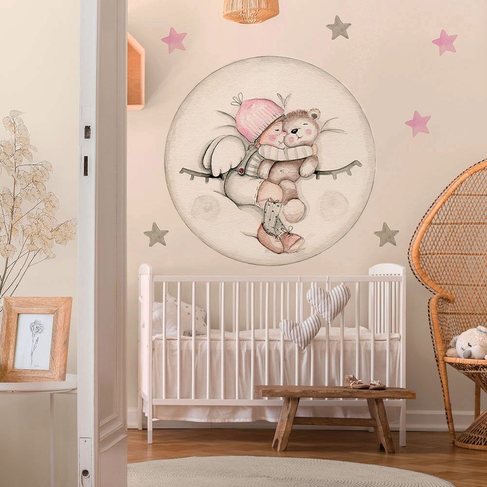 imda Vinilo infantil "Dreams Luna rosa" (Vinilos: Talla S) imda Vinilo infantil "Dreams Luna rosa" (Vinilos: Talla S)