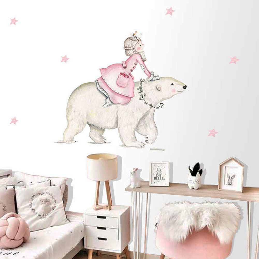 imda Vinilo infantil "Princess Nordic Pink" (Vinilos: Talla L) imda Vinilo infantil "Princess Nordic Pink" (Vinilos: Talla L)