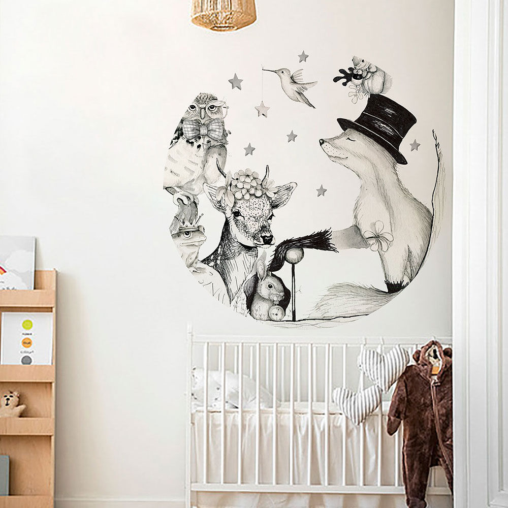 imda Vinilo infantil "Mi Bosque encantado" tinta I (Vinilos: Diámetro de 100cm) imda Vinilo infantil "Mi Bosque encantado" tinta I (Vinilos: Diámetro de 100cm)