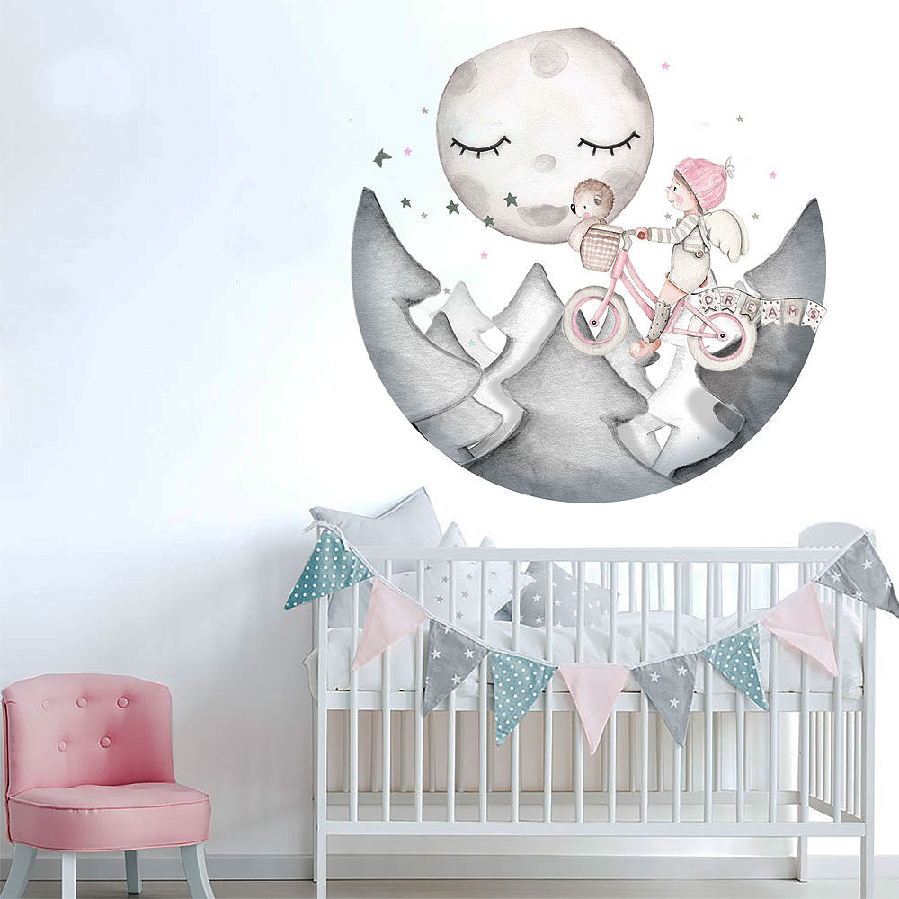 imda Vinilo infantil "Dreams III" (Vinilos: Diámetro de 100cm) imda Vinilo infantil "Dreams III" (Vinilos: Diámetro de 100cm)